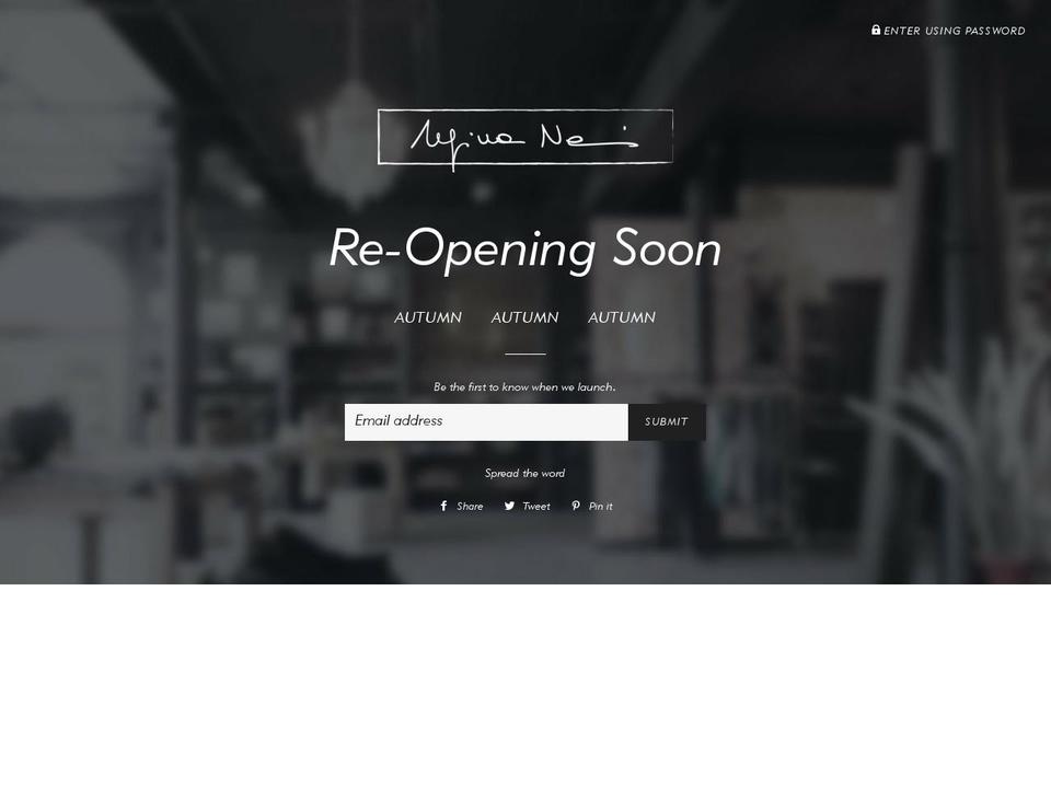 reginanemni.com shopify website screenshot