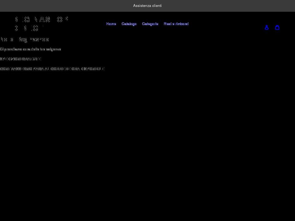reginashop.it shopify website screenshot