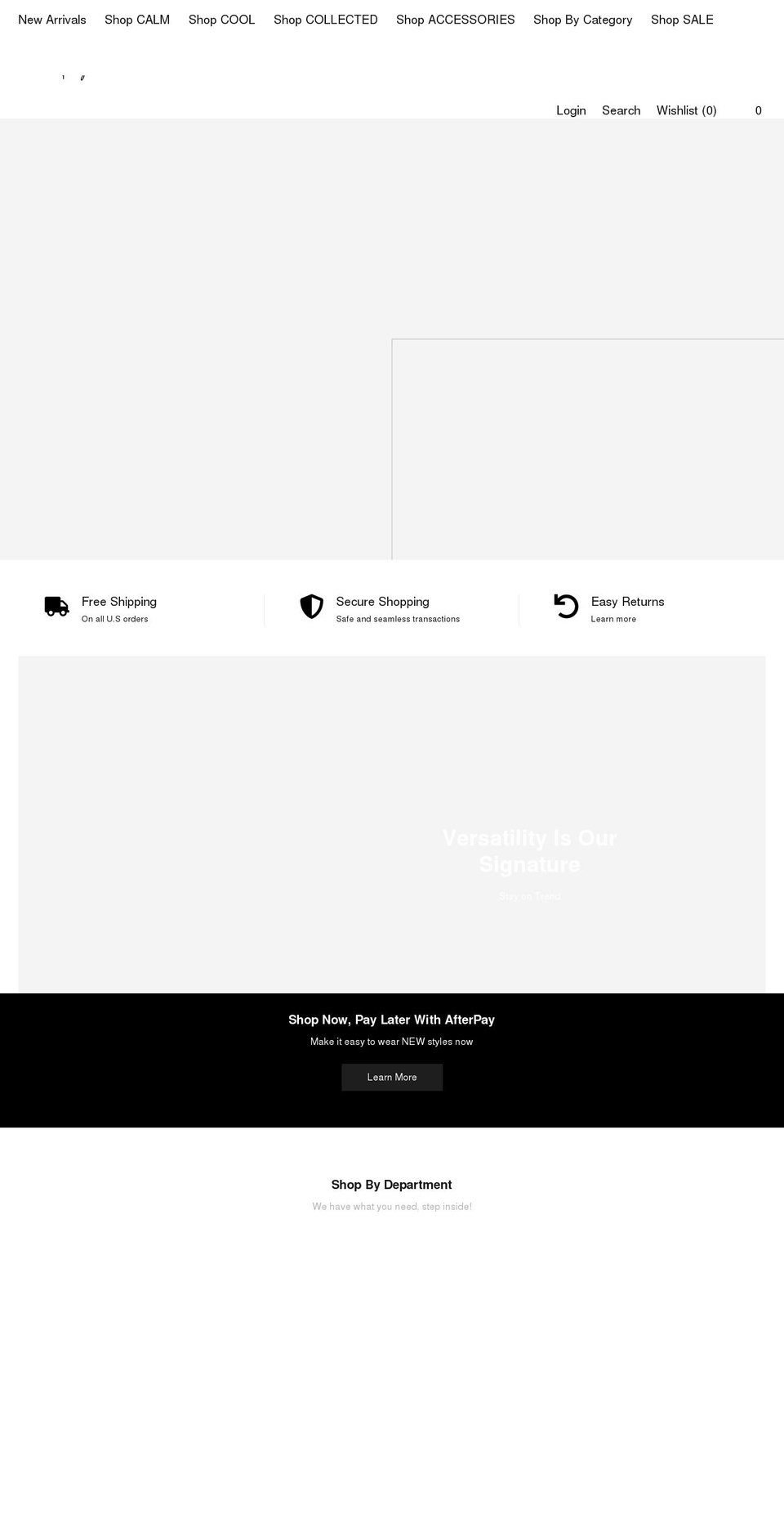 reginasloan.com shopify website screenshot