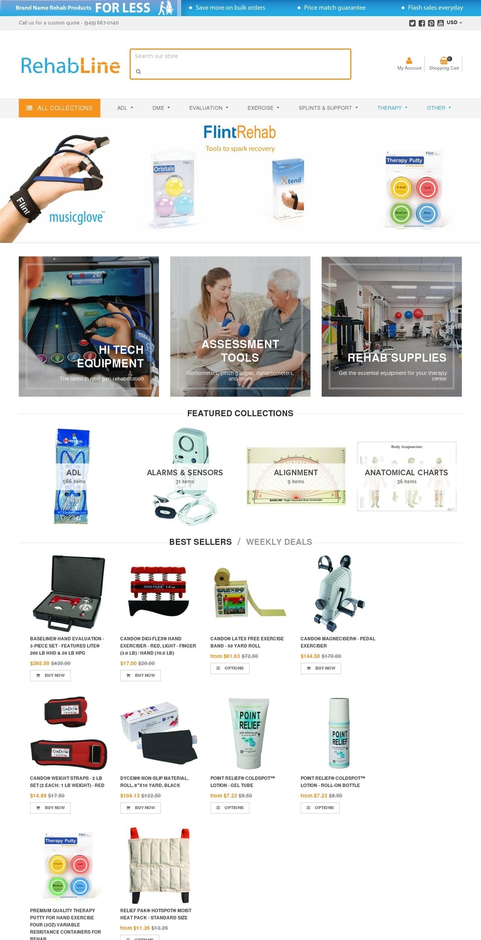 home-market-blue-r116 Shopify theme site example rehabline.com