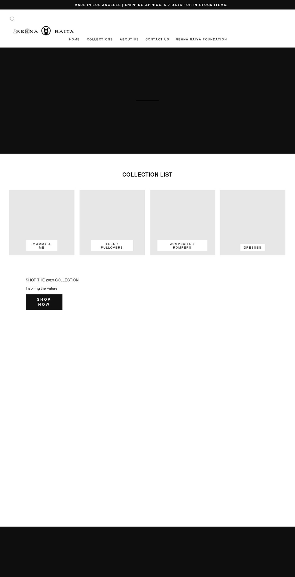 rehnaraiya.com shopify website screenshot