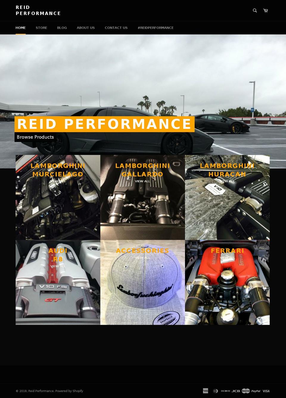 reidperformance.com shopify website screenshot