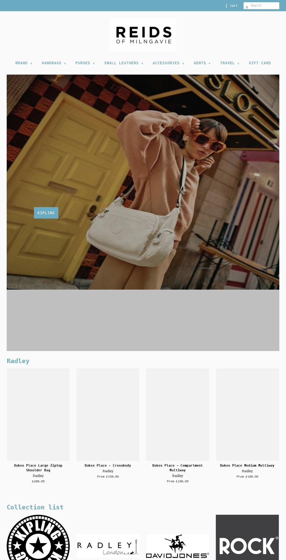 reidsofmilngavie.co.uk shopify website screenshot