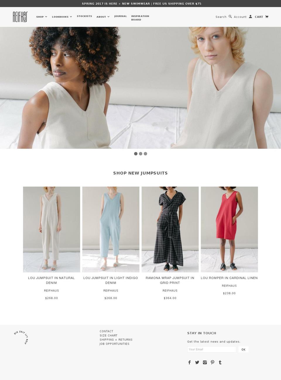 reif-haus.com shopify website screenshot