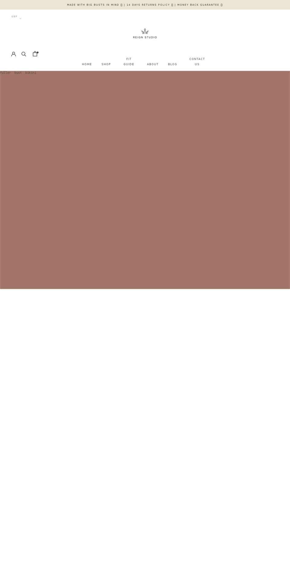 reign-studio.com shopify website screenshot