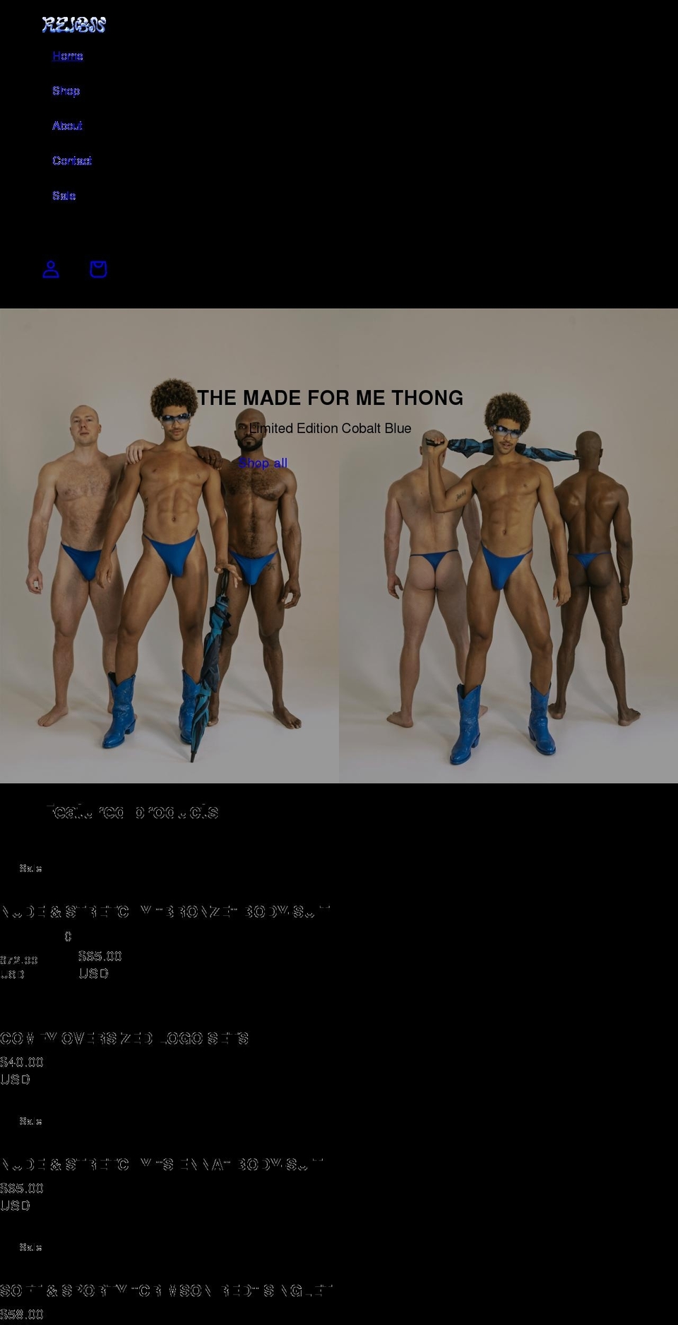 reignbystephen.com shopify website screenshot