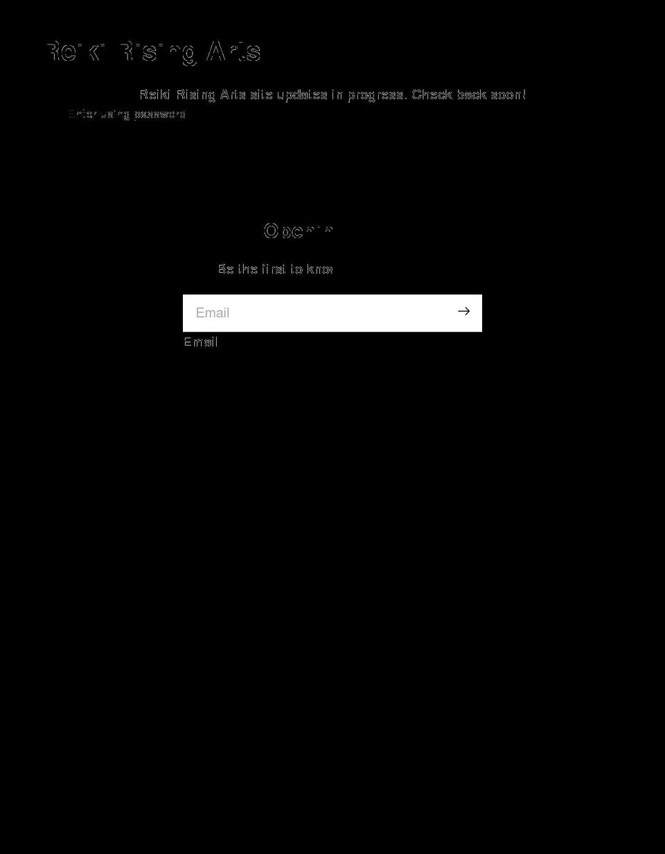 reikirisingarts.com shopify website screenshot