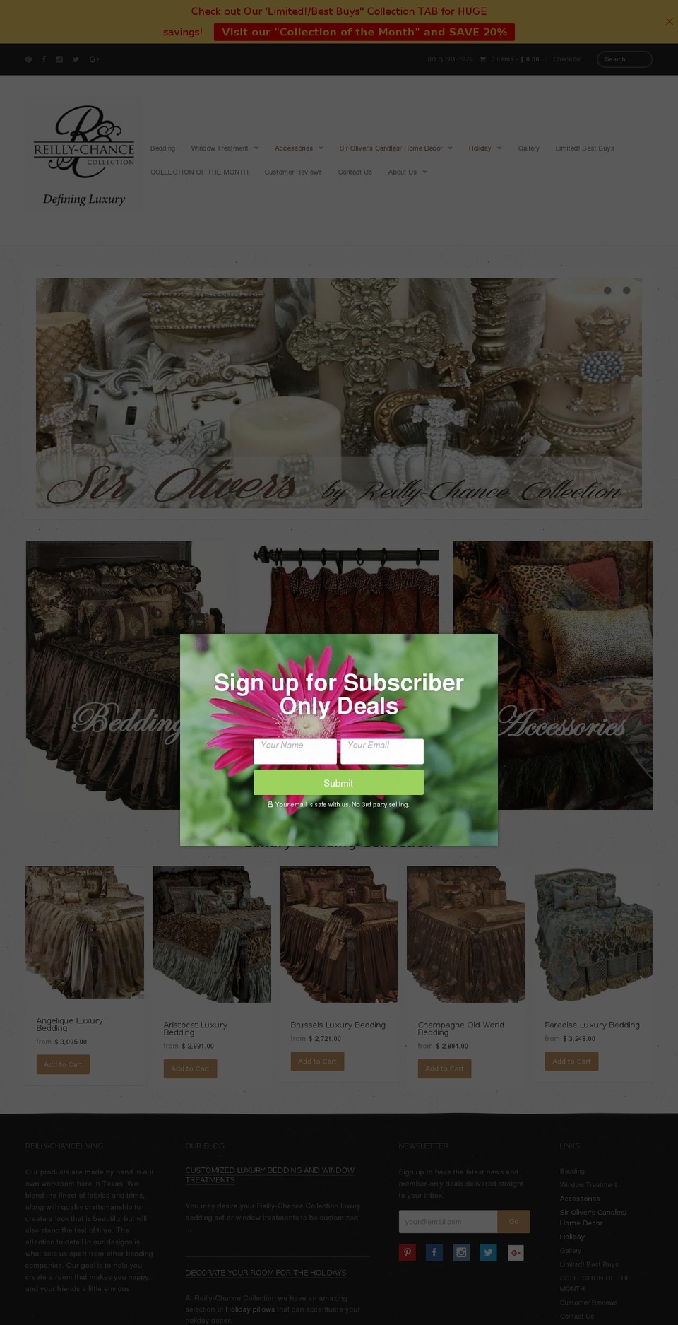 Goodwin Shopify theme site example reilly-chanceliving.com