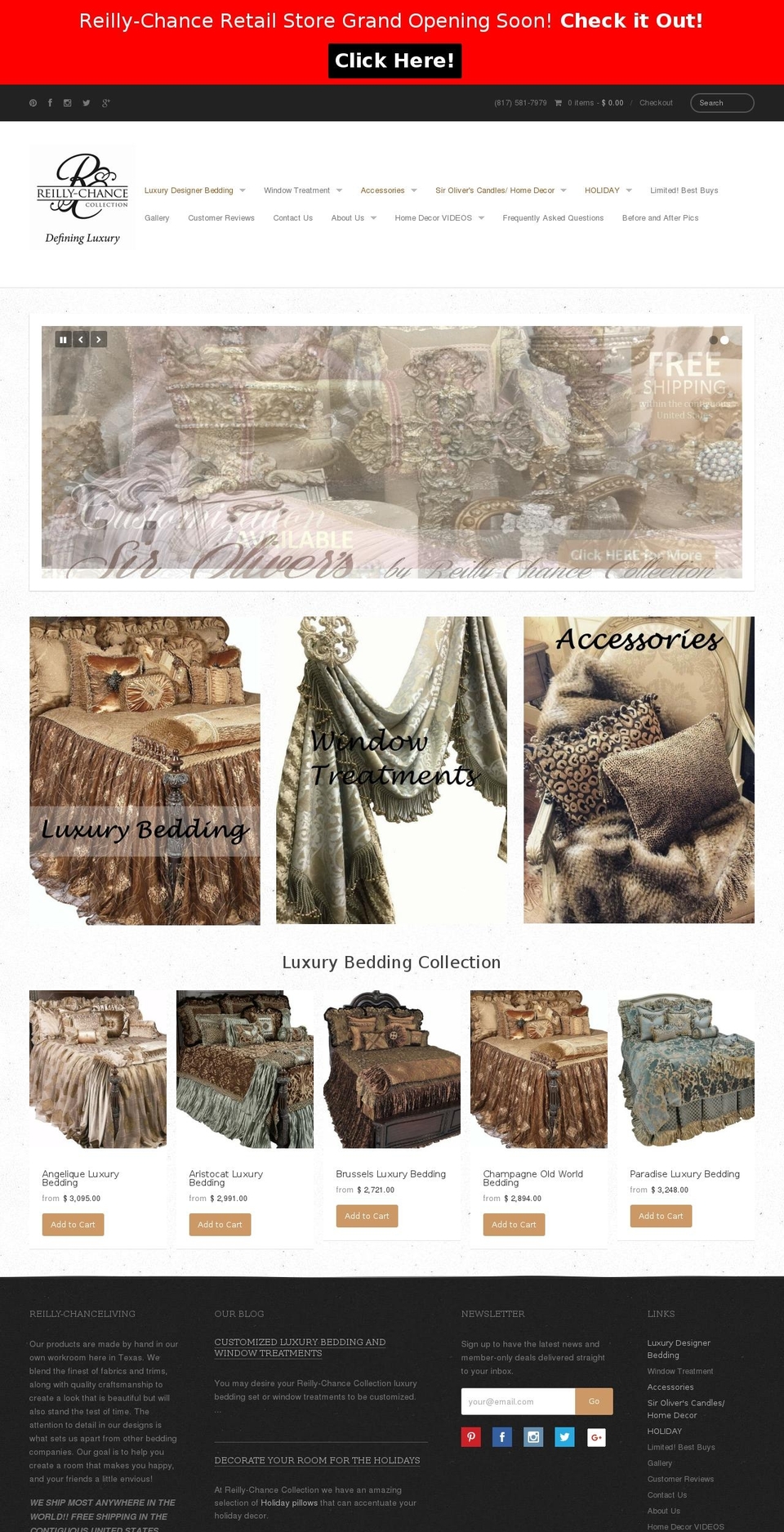reilly-chanceliving.net shopify website screenshot