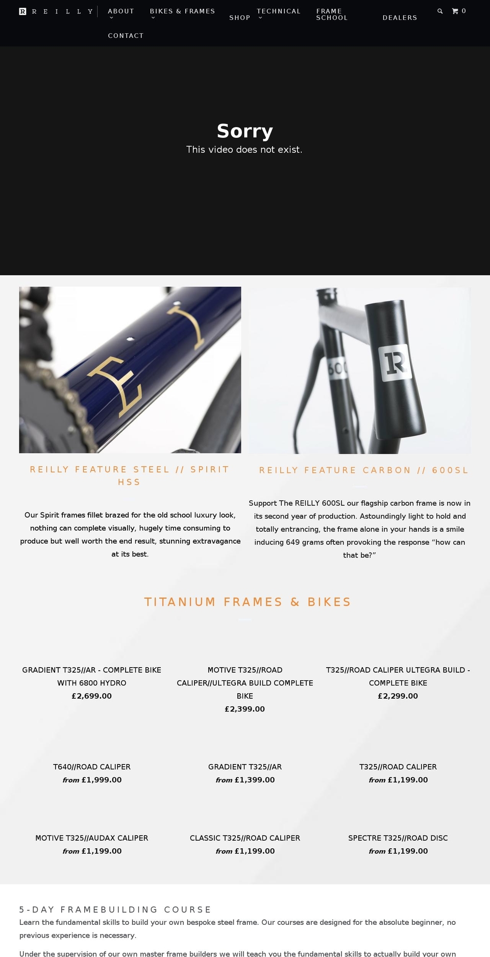 Athens Shopify theme site example reillycycleworks.com