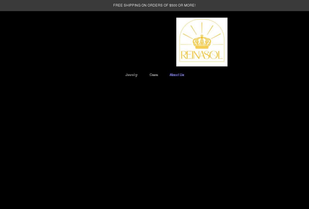 reinasol.com shopify website screenshot