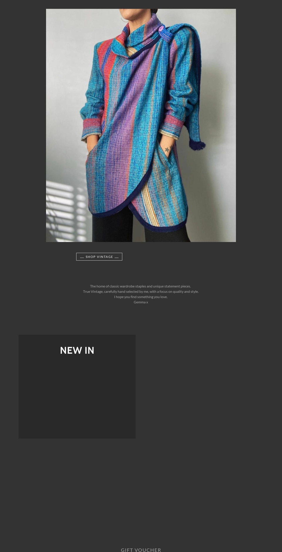 reinavintage.com — Shopify storefront screenshot