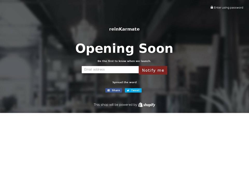reinkarmate.com — Shopify storefront screenshot