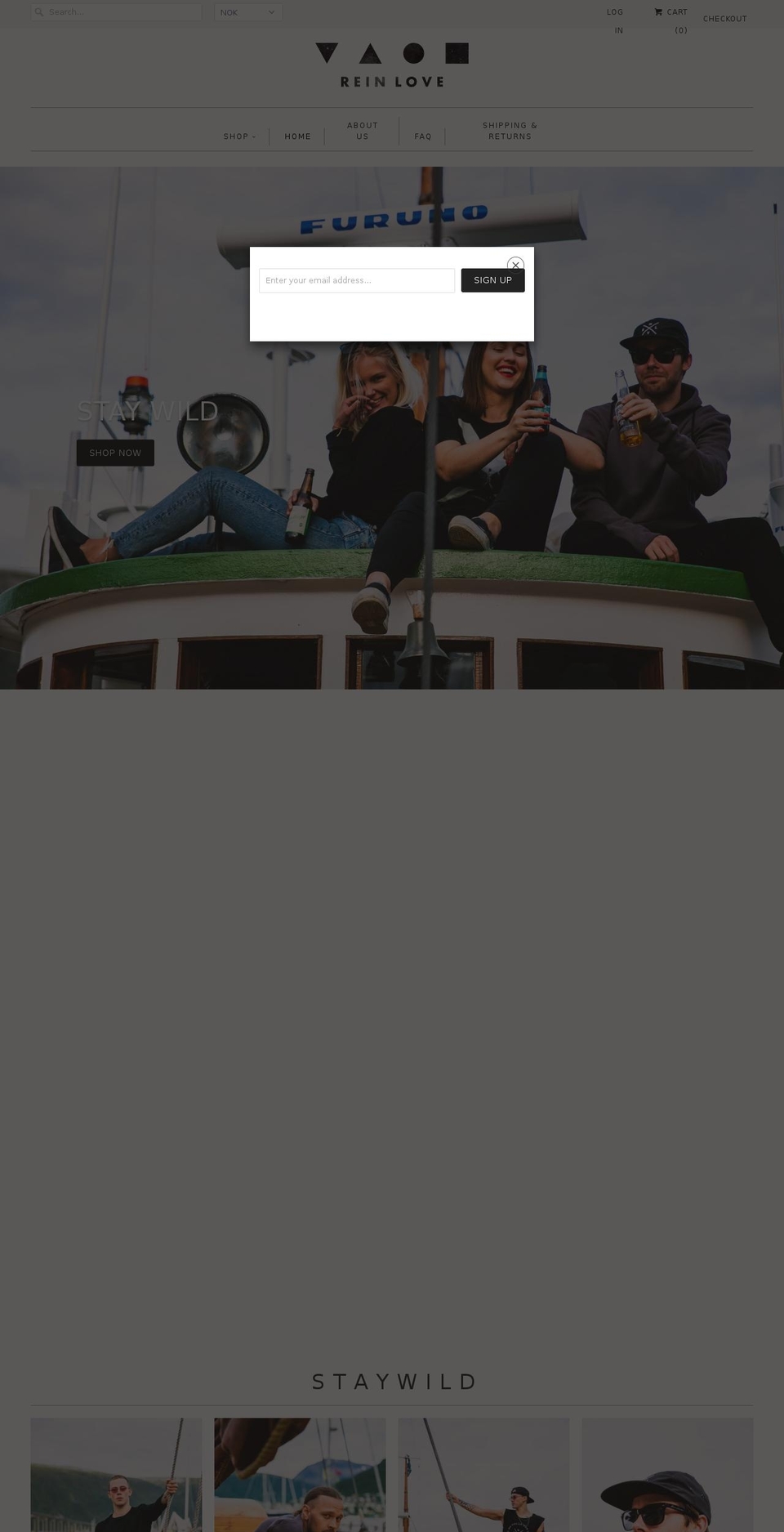reinlove.com — Shopify storefront screenshot
