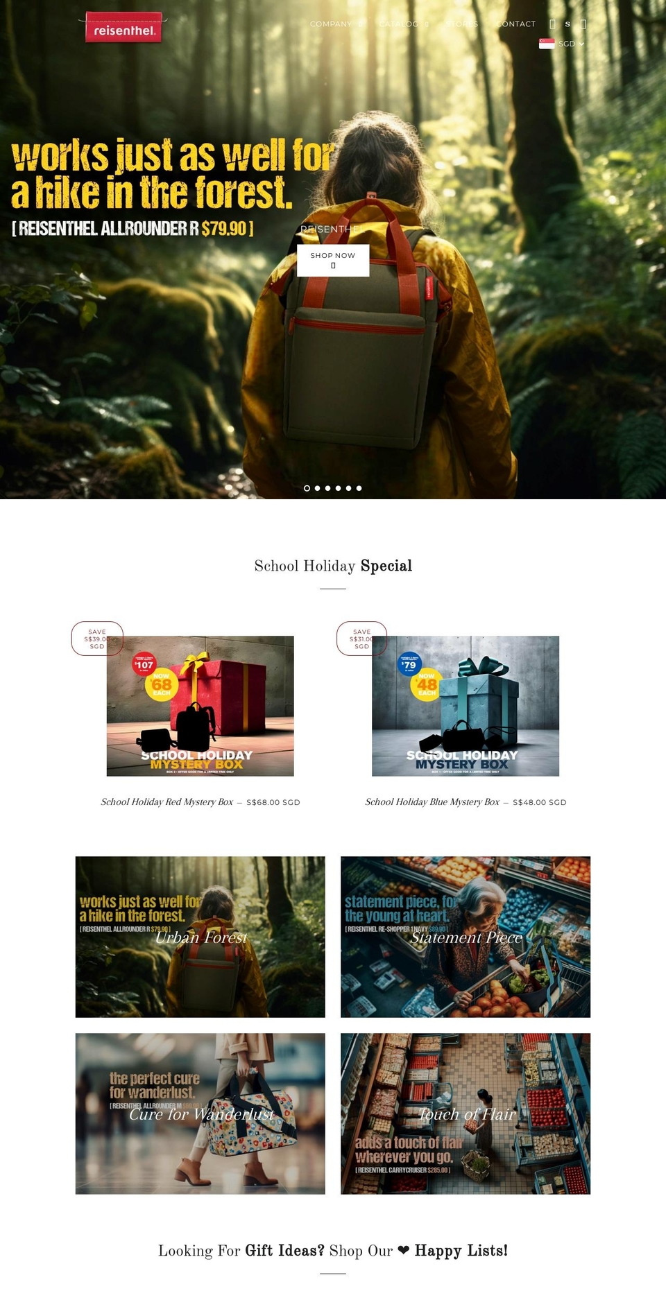 reisenthel.com.sg shopify website screenshot