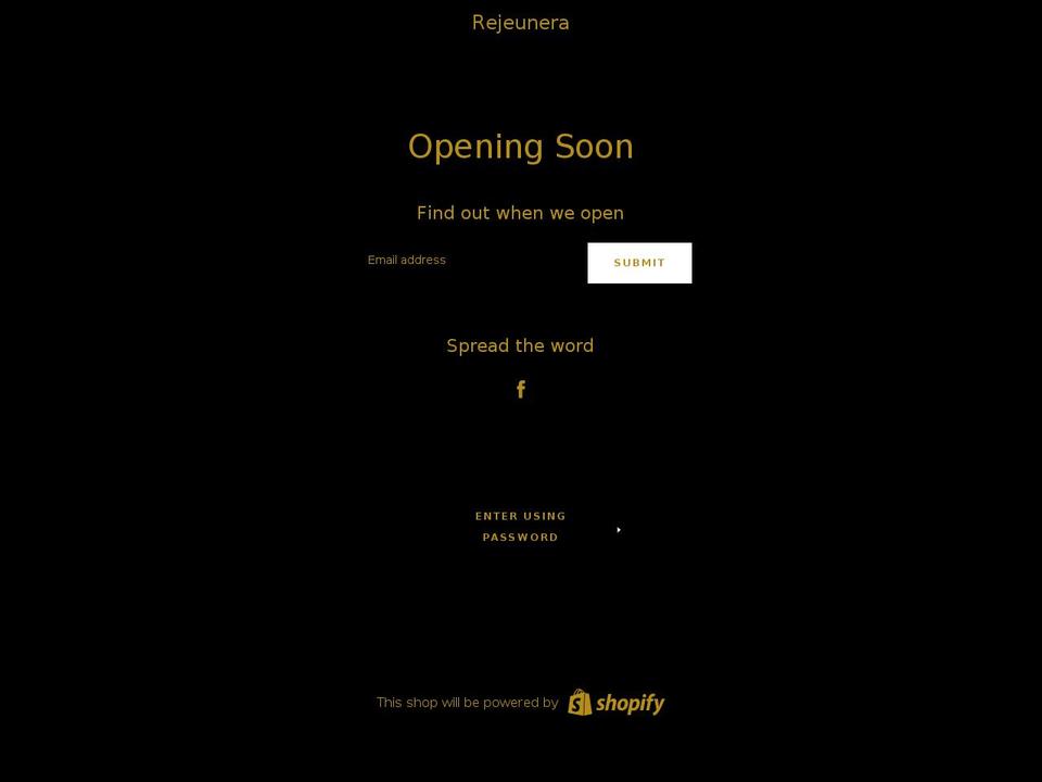 rejeunera.com — Shopify storefront screenshot