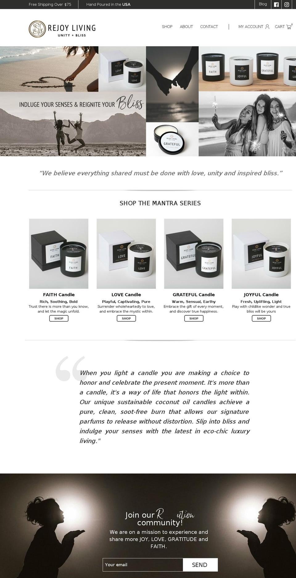 rejoyliving.com shopify website screenshot