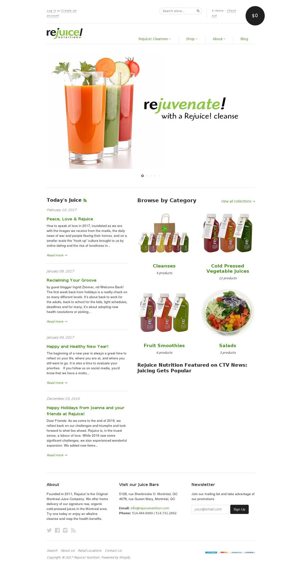 Local Shopify theme site example rejuicenutrition.com
