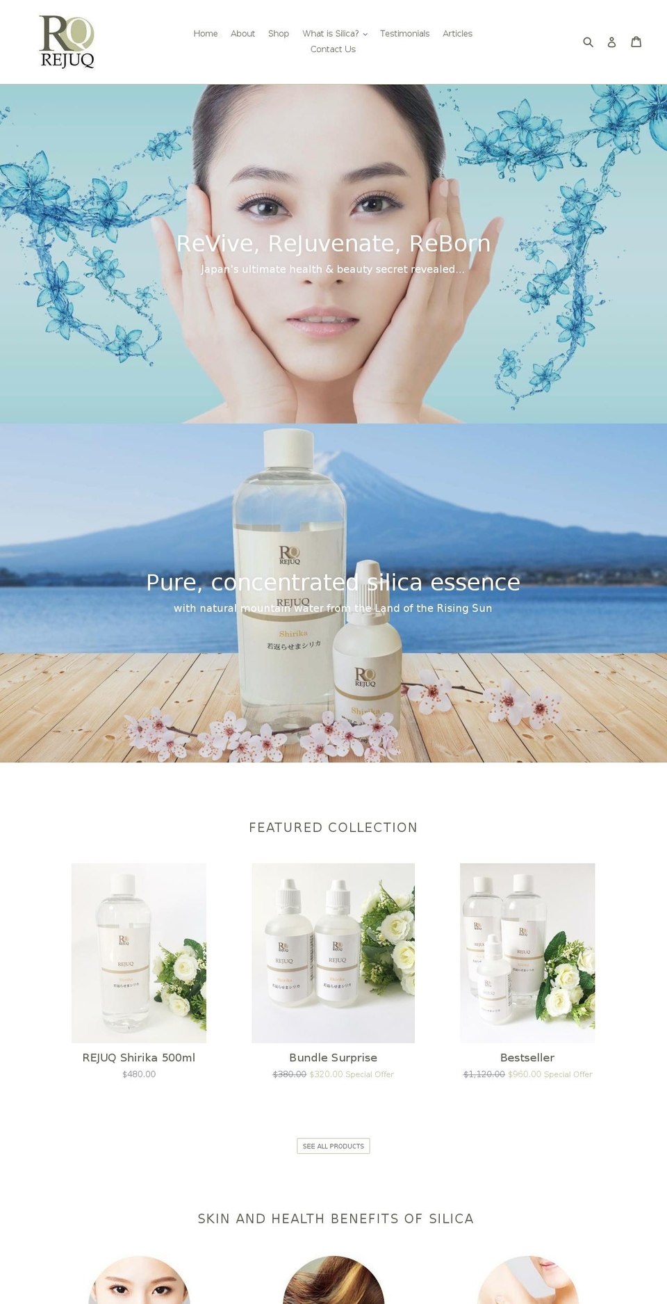 rejuq.com — Shopify storefront screenshot