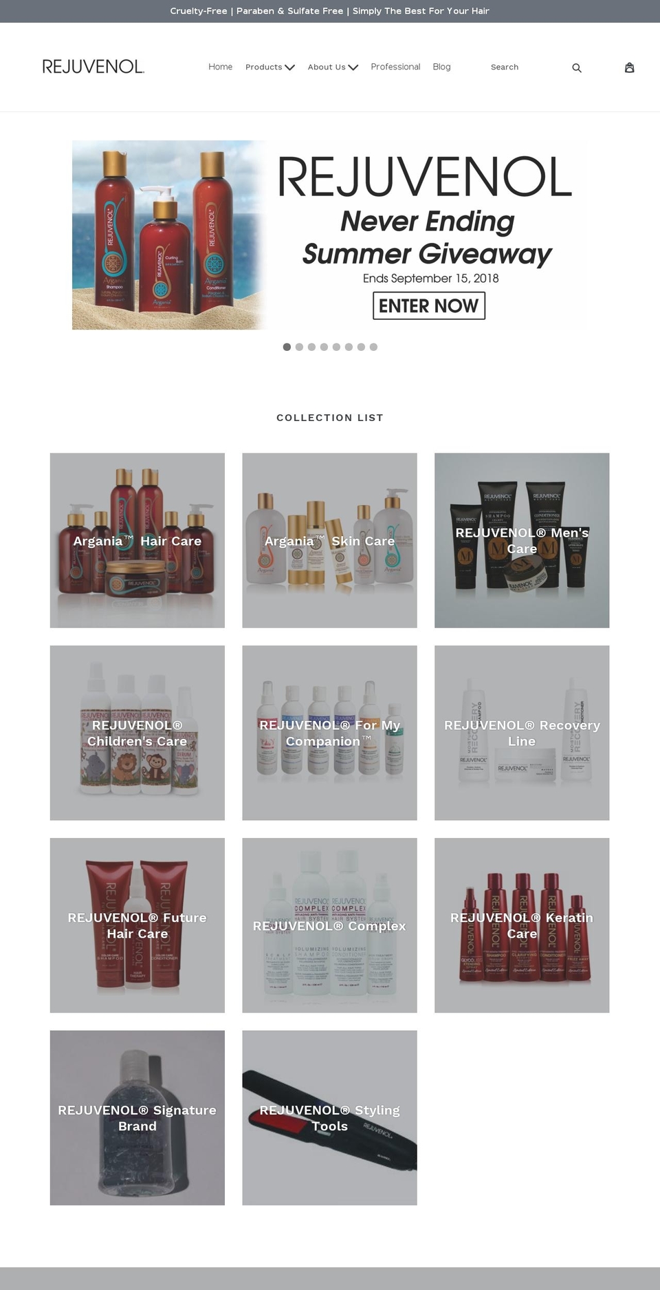 rejuvenol.com shopify website screenshot