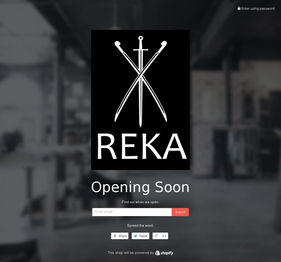rekagear.com shopify website screenshot