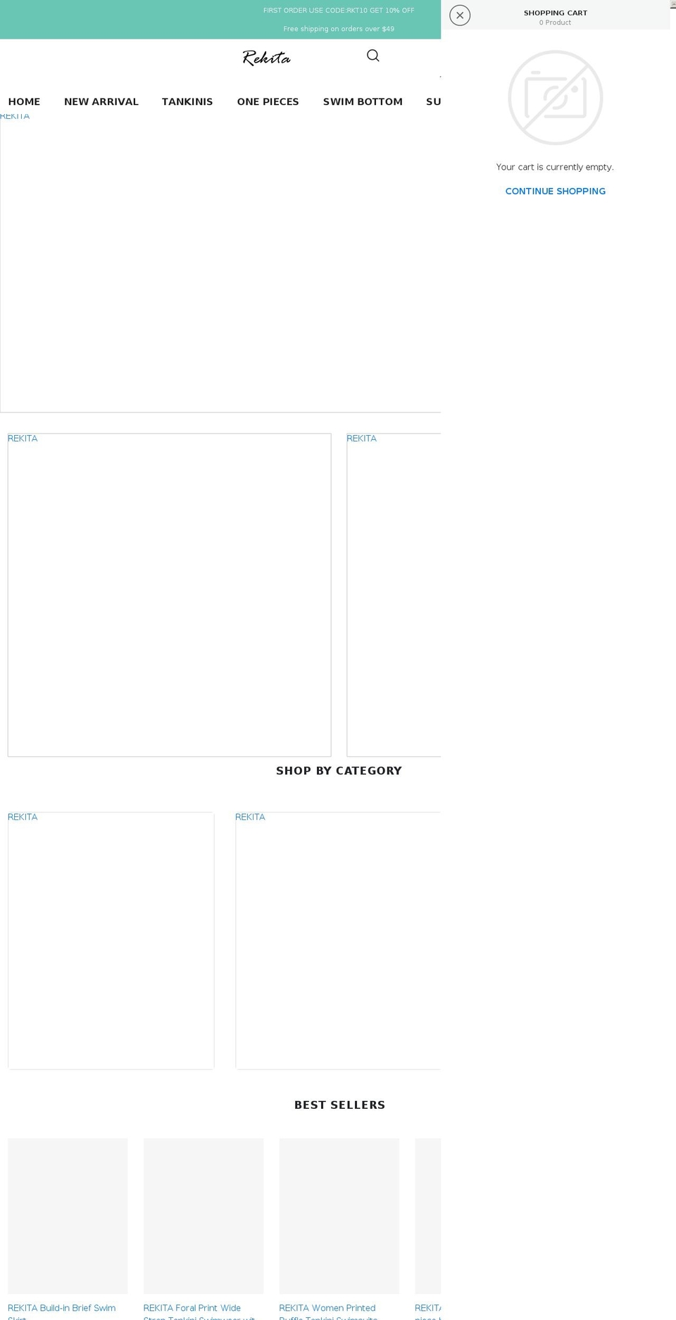 rekita.com shopify website screenshot