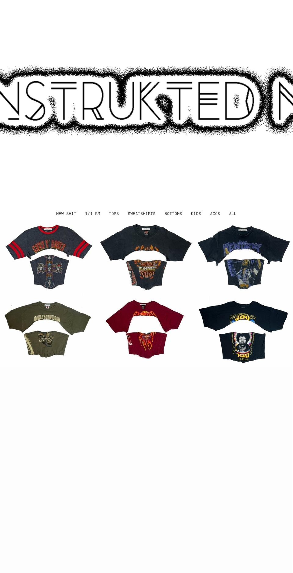 rekunstruktedmuse.com shopify website screenshot