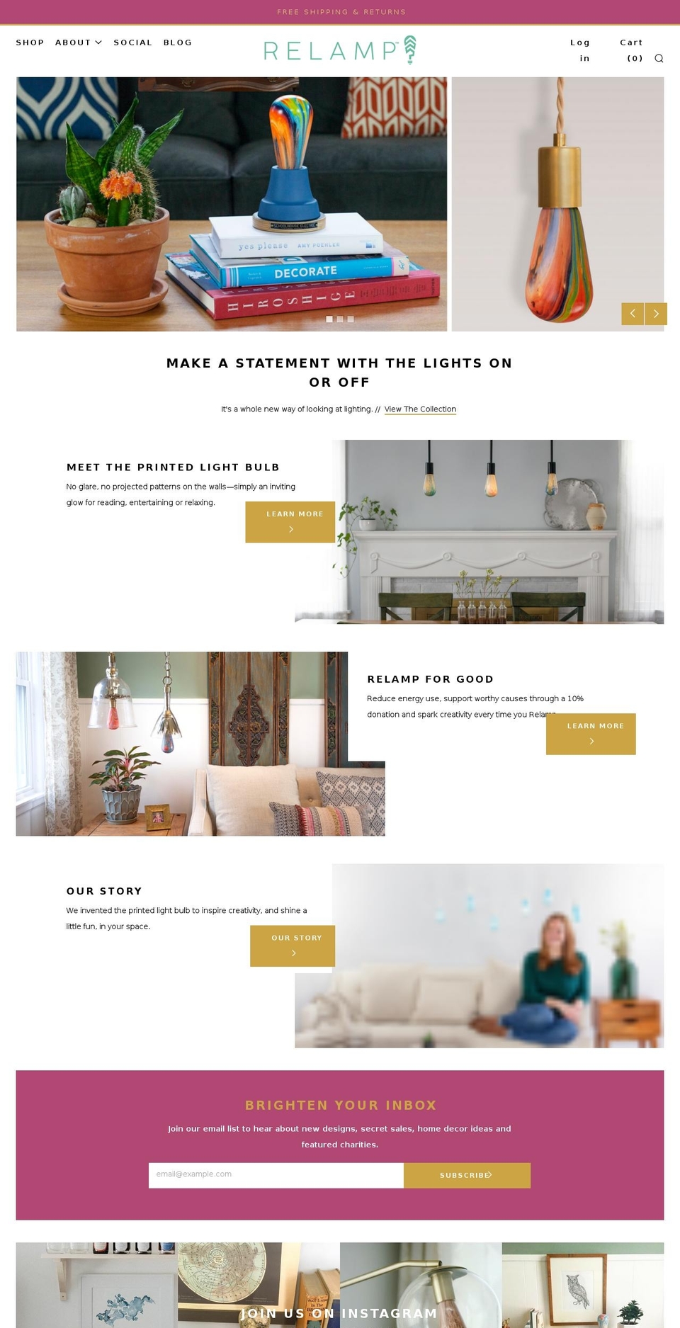 relamp.com — Shopify storefront screenshot
