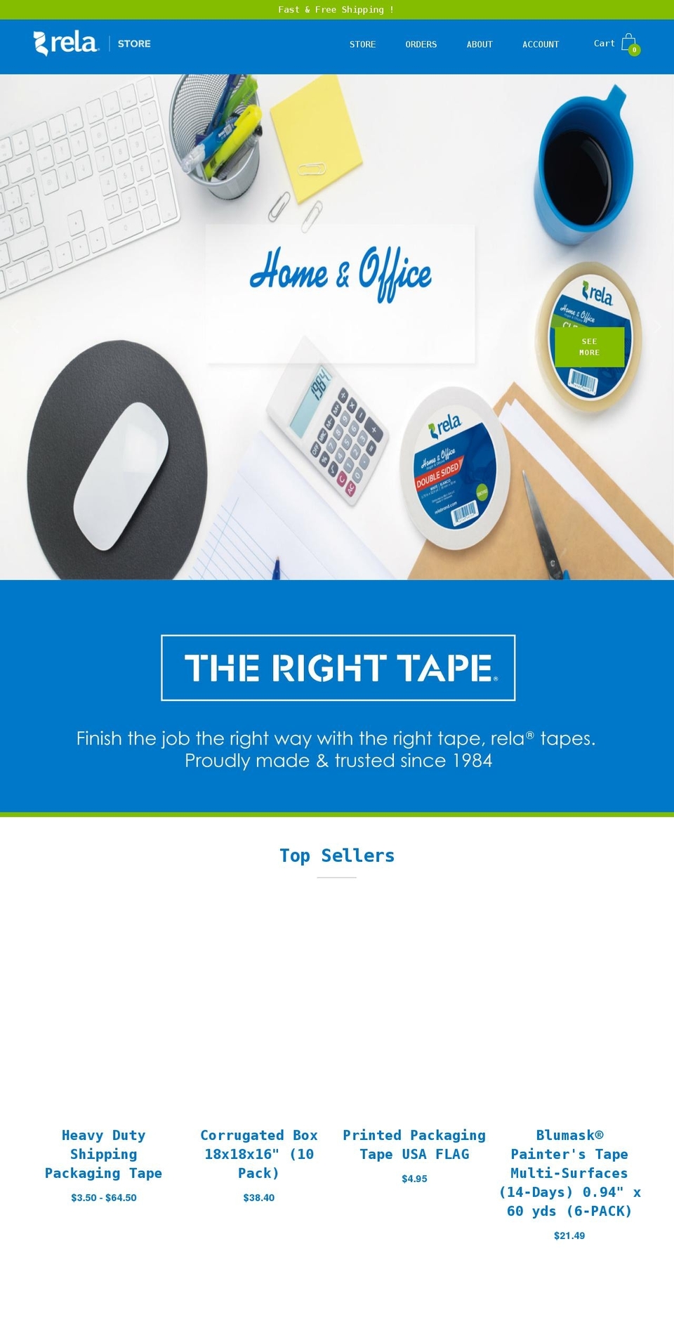 relastore.com shopify website screenshot