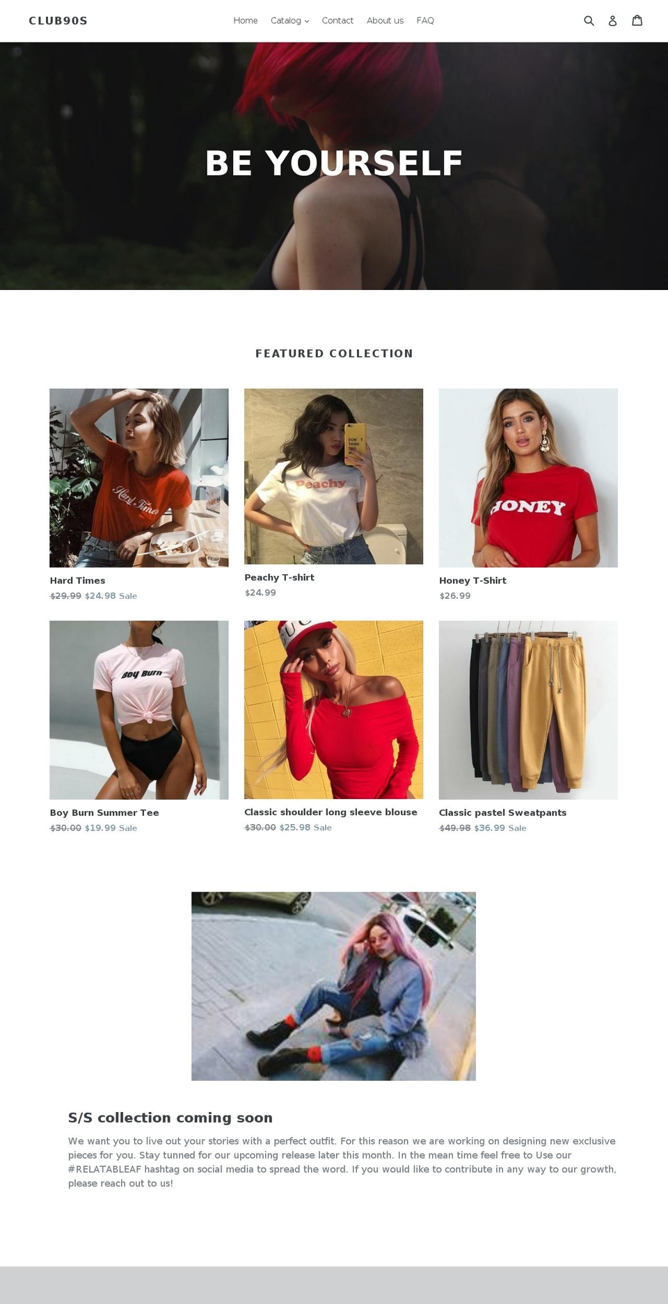 relatableaf.com — Shopify storefront screenshot