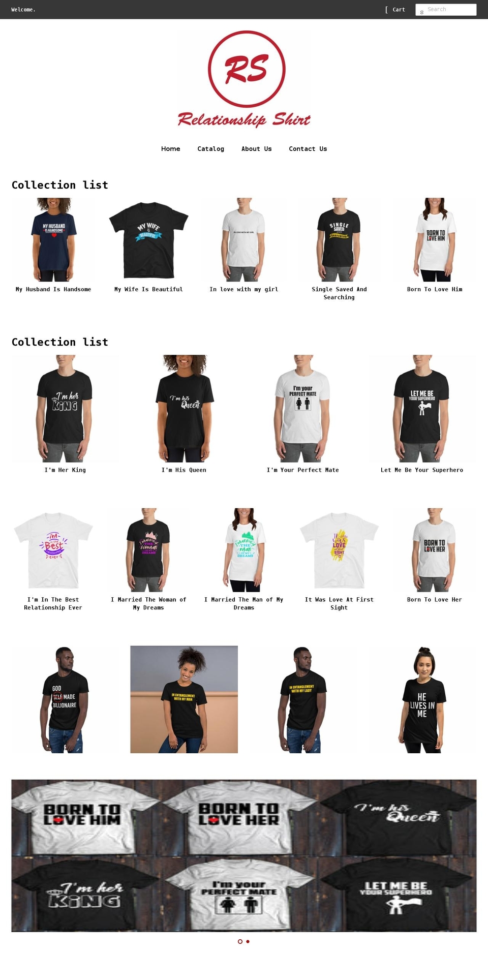relationshipshirt.myshopify.com shopify website screenshot