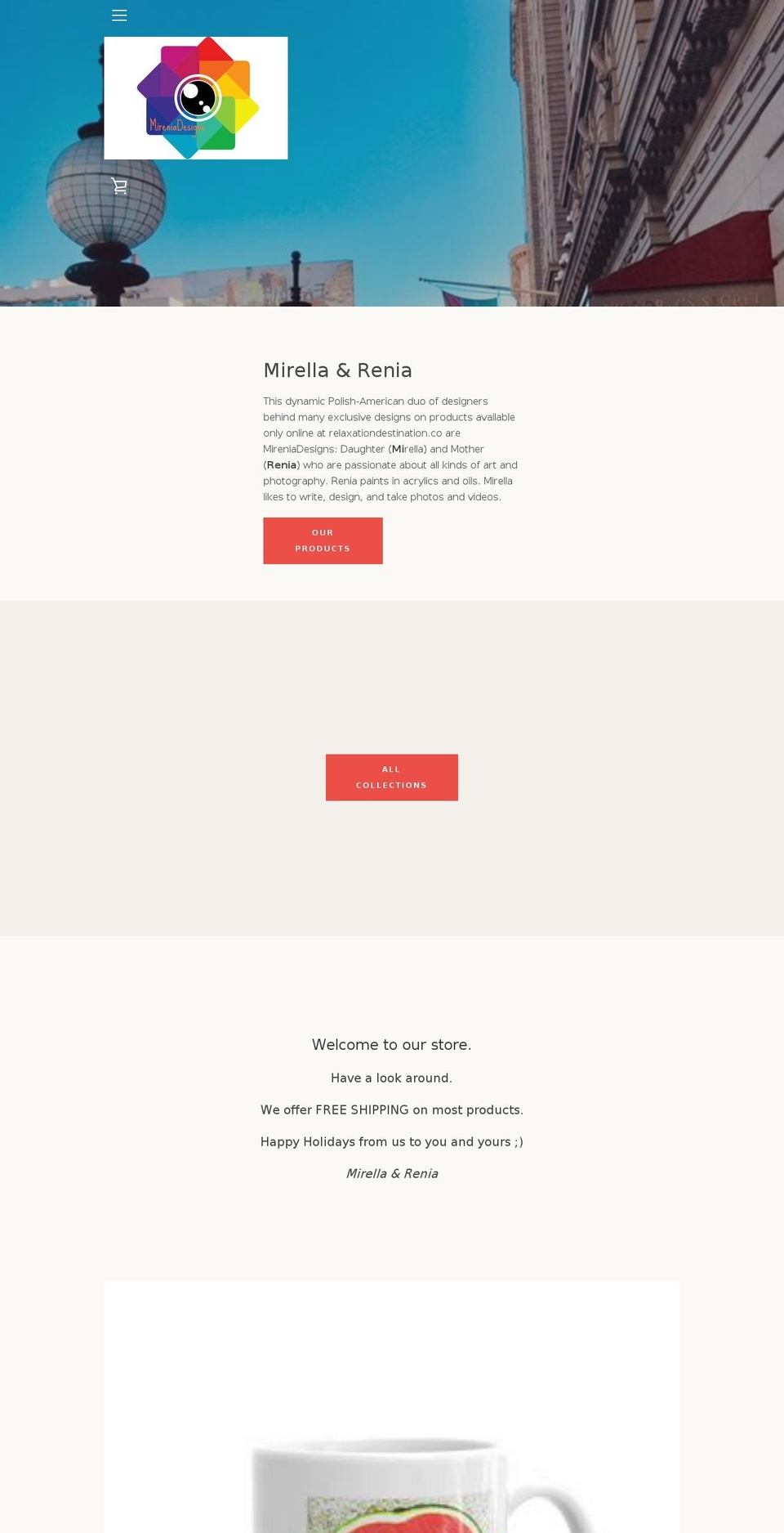 relaxationdestination.org shopify website screenshot