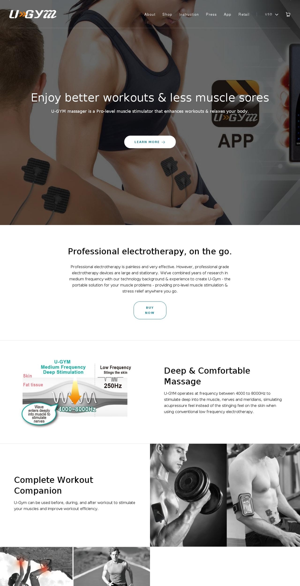 relaxdeepmuscle.com shopify website screenshot