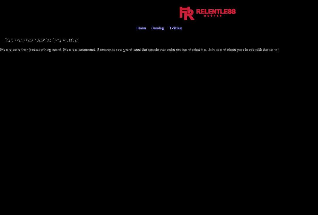 relentlesshustlers.com shopify website screenshot