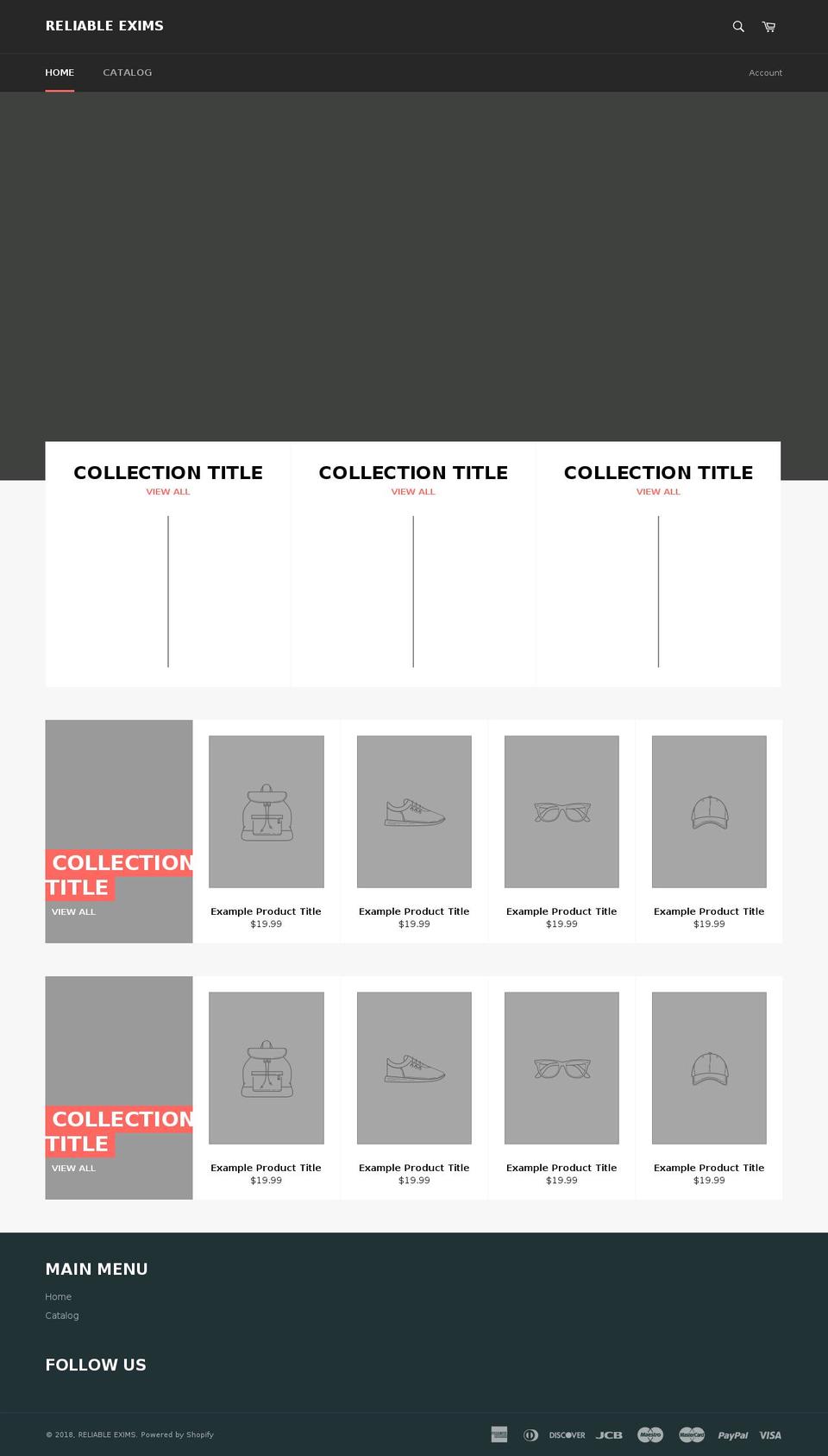 reliableprovider.com — Shopify storefront screenshot