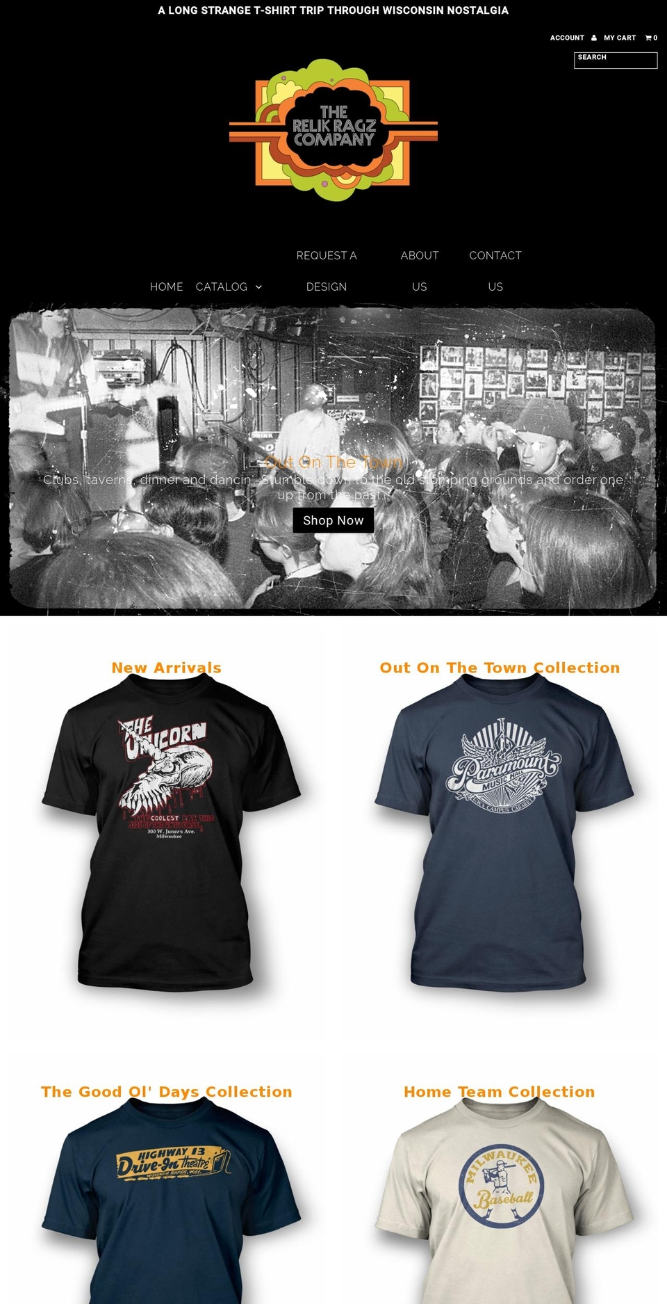 relikragwear.com shopify website screenshot