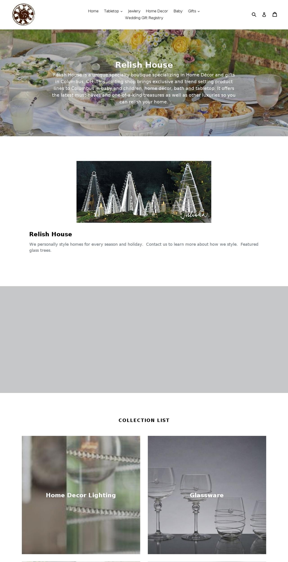 relishhouse.store shopify website screenshot