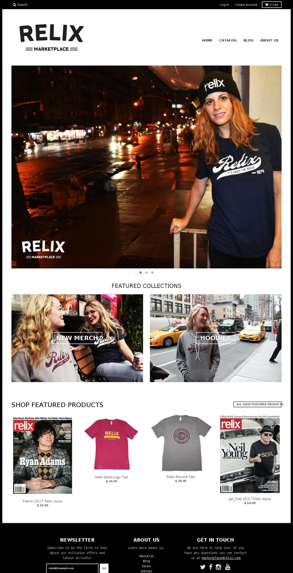 relixmarketplace.com shopify website screenshot