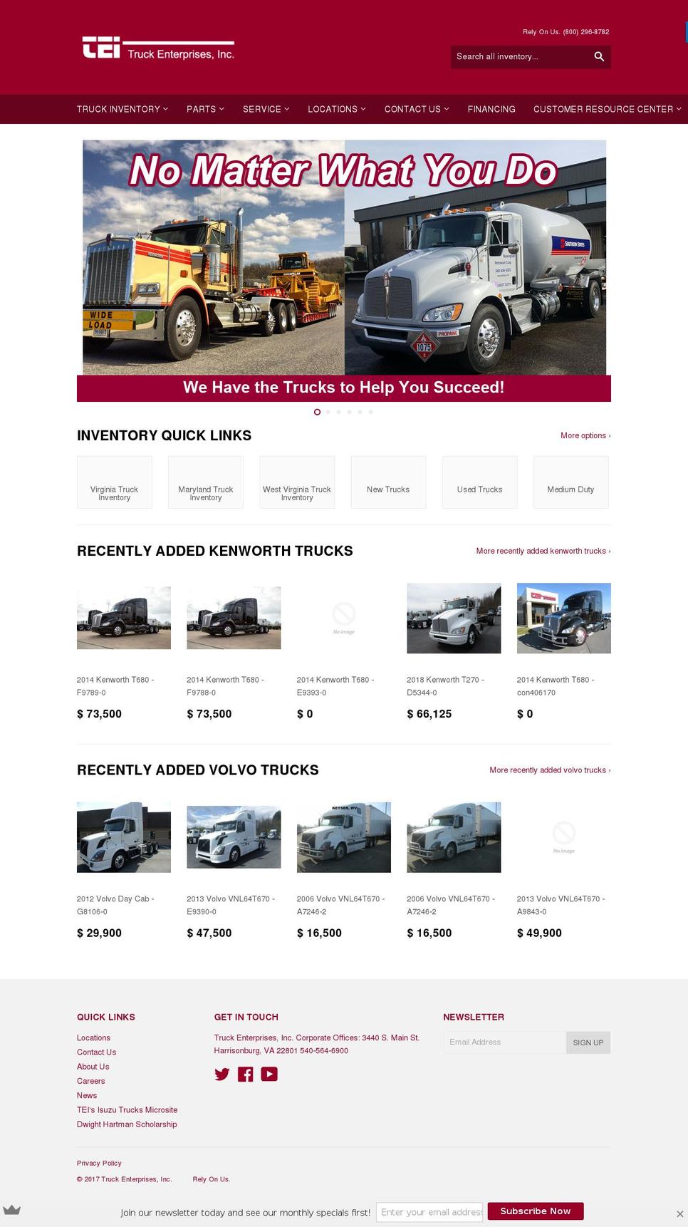 relyontei.com shopify website screenshot