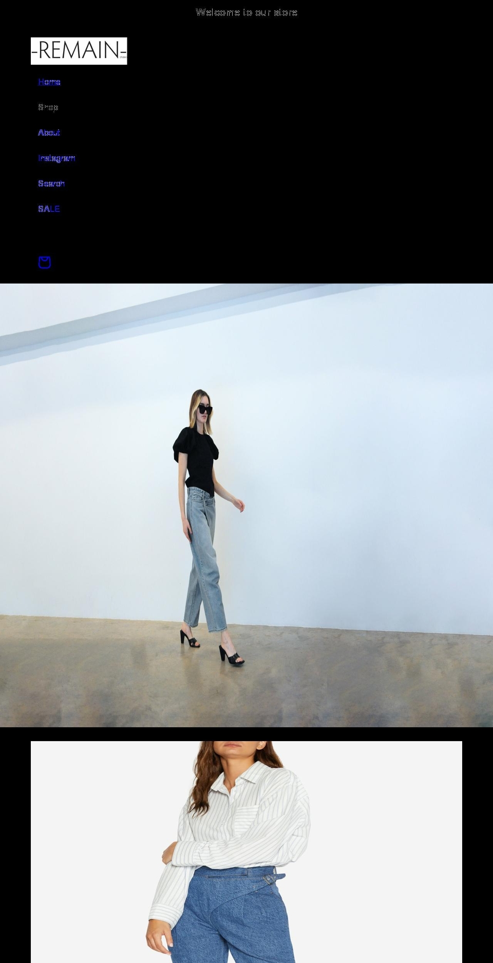 remain-studio.com shopify website screenshot