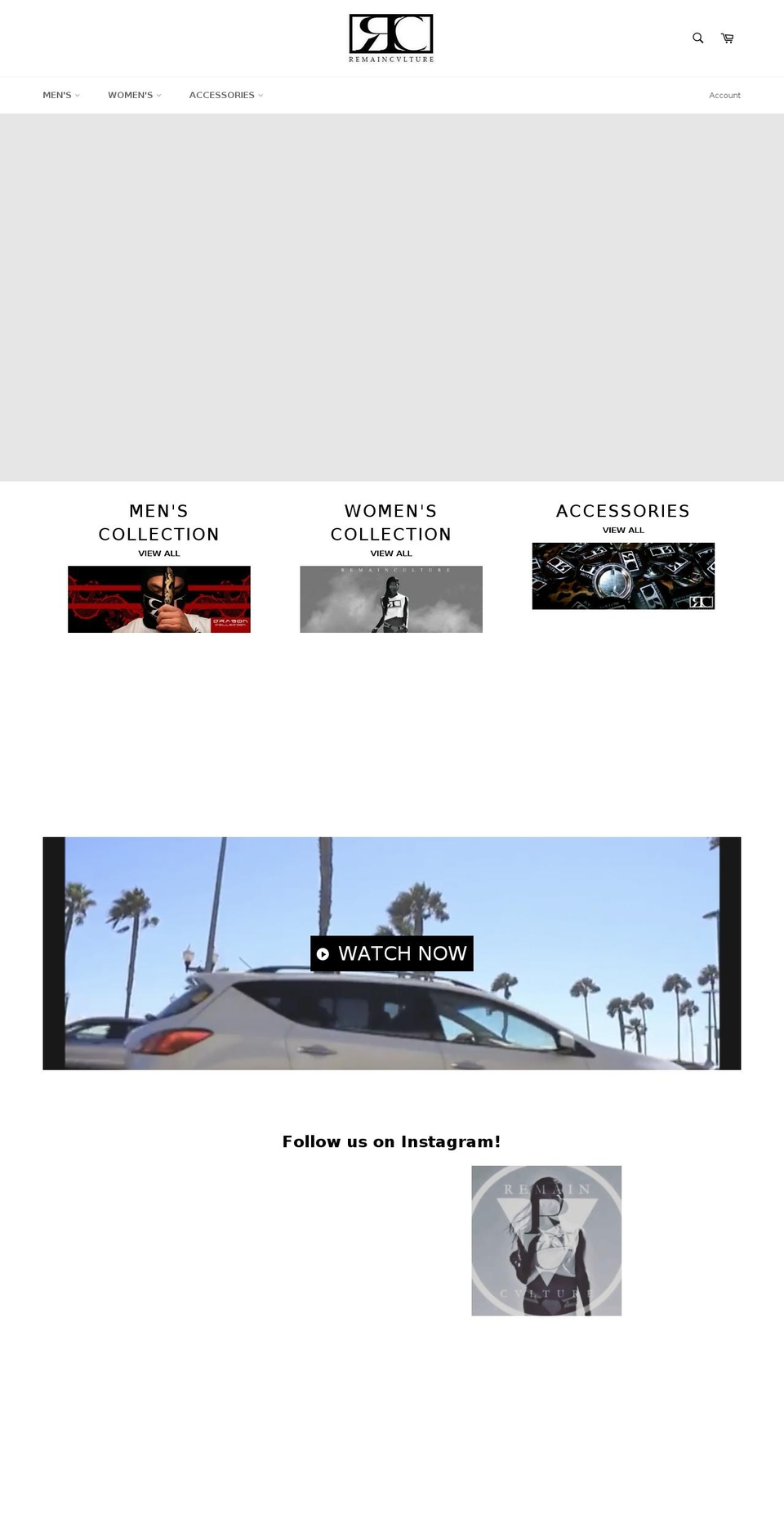 remainculture.com — Shopify storefront screenshot