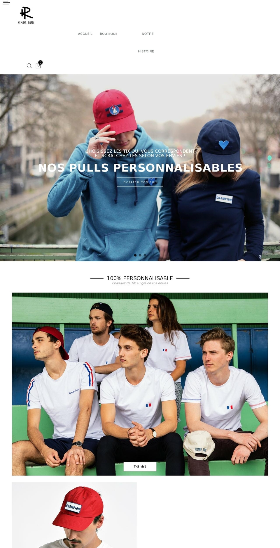 remake-paris.com — Shopify storefront screenshot