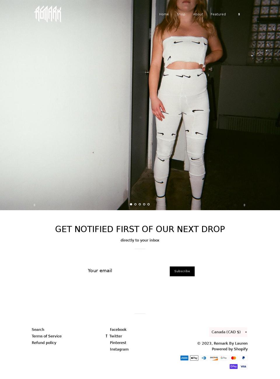 remarkbylauren.com shopify website screenshot