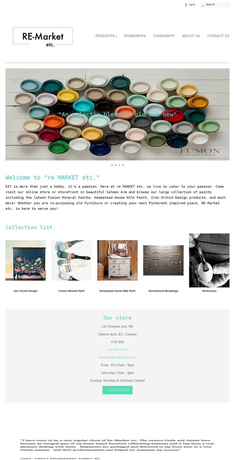 remarketetc.com shopify website screenshot