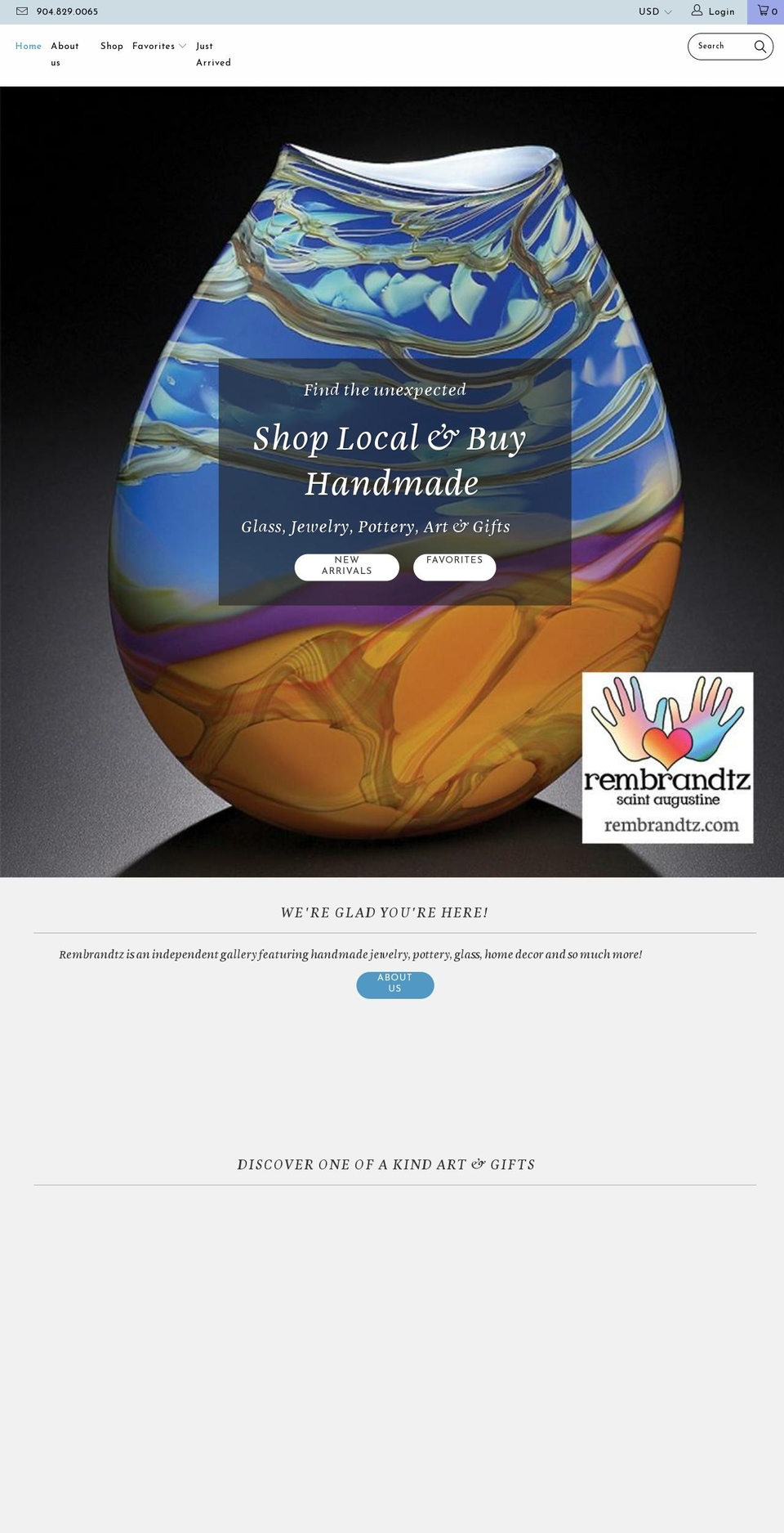 rembrandtz.com — Shopify storefront screenshot