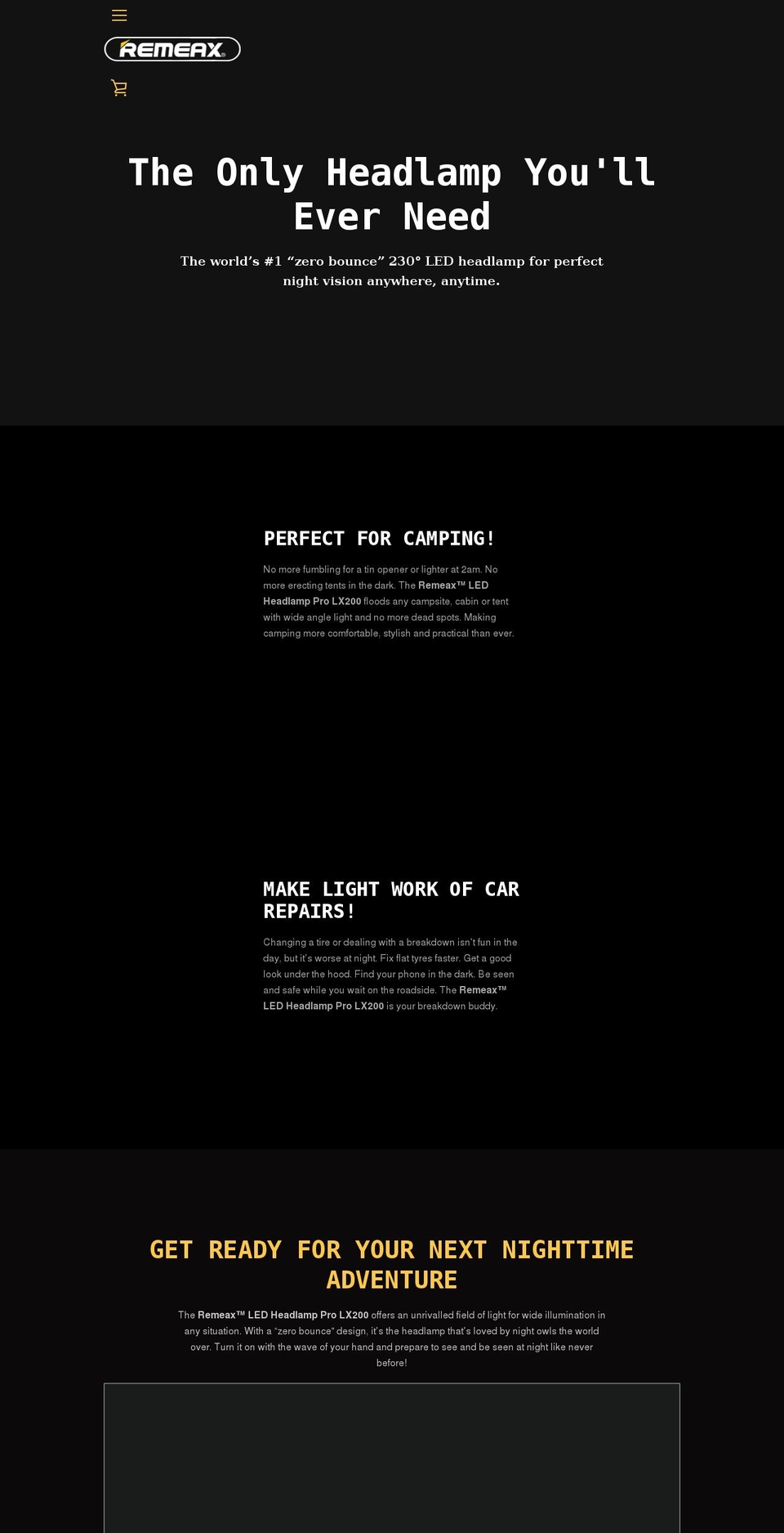 remeax.com — Shopify storefront screenshot