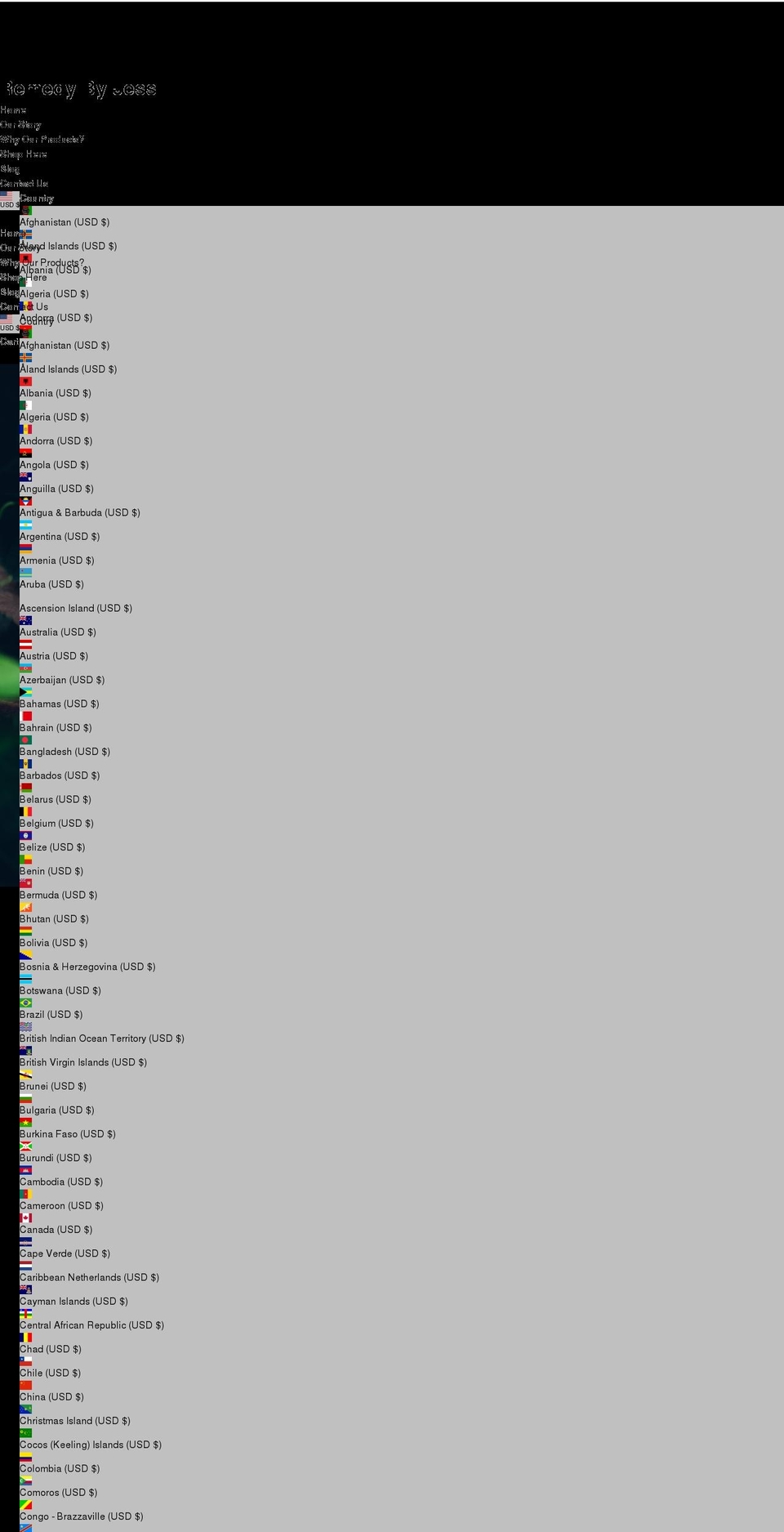 remedybyjess.com shopify website screenshot