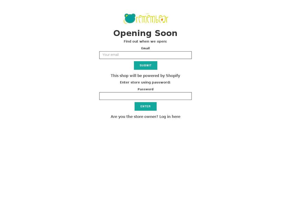 new-index-glass Shopify theme site example remembears.org