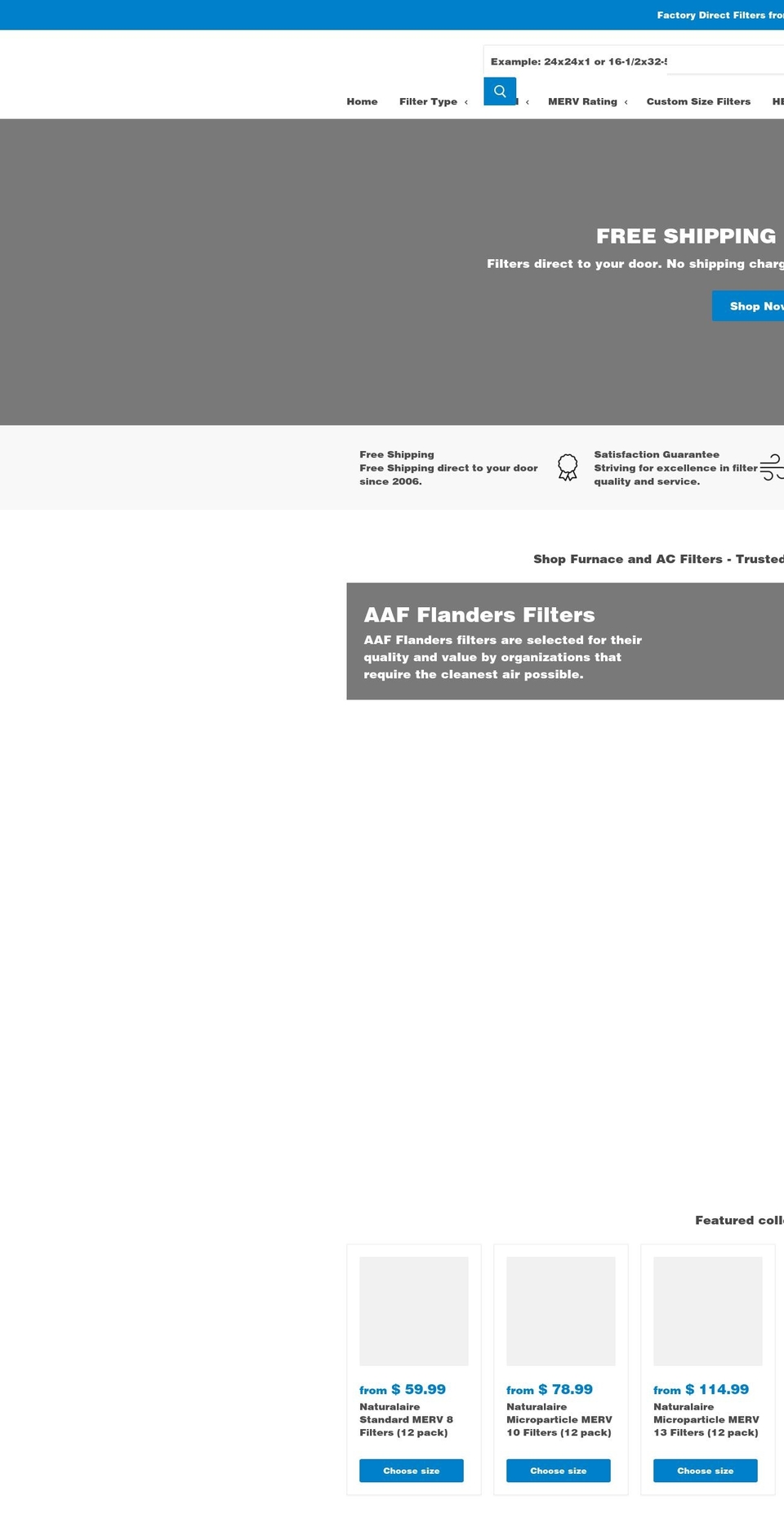 rememberthefilters.com — Shopify storefront screenshot