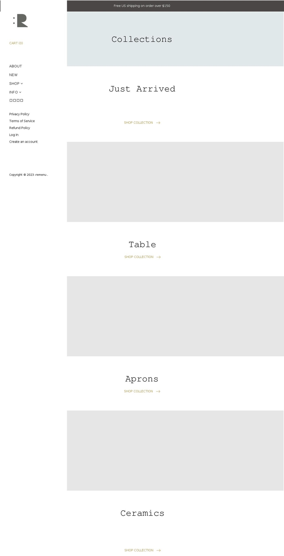 remenulosangeles.com shopify website screenshot